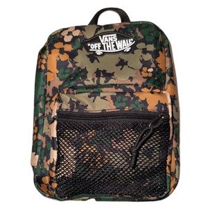 Vans Lunch Bag Insulated Camo Forest Woodland Hot Cold Zippered Off the Wall